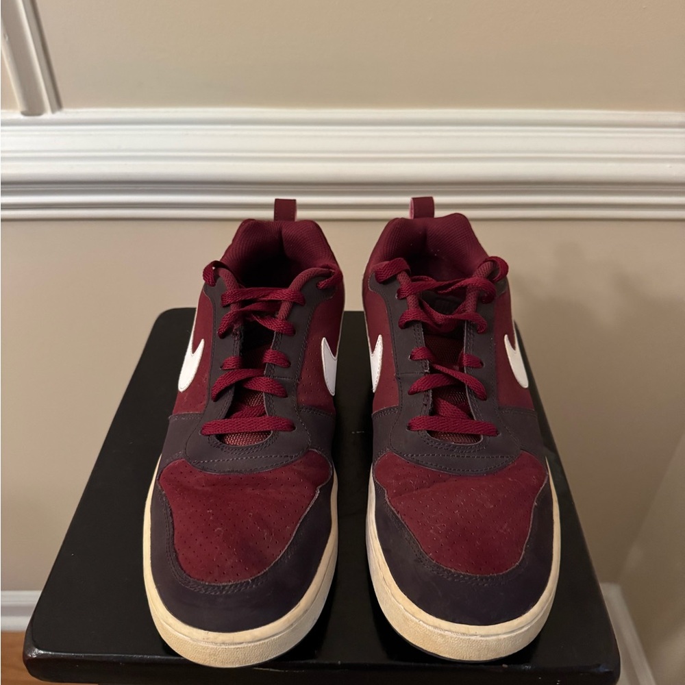 Nike Maroon and White Casual Shoes - Picture 3 of 5